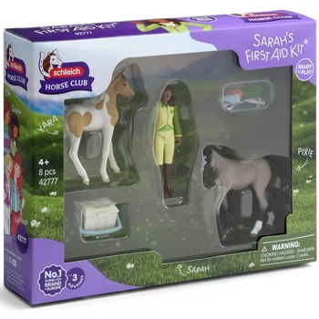 Набір фігурок Schleich Horse Club Аптечка першої допомоги Сара 42777 (4069111190105)