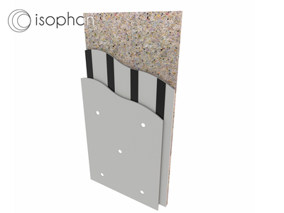 Звукоизоляционная бескаркасная система Isophon Panel Slim 52мм