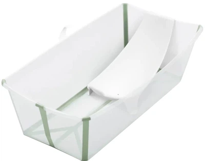Набір Stokke Flexi Bath Ванночка складна та адаптер Зелений (531508)