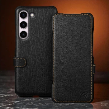 Чехол книжка Stenk Premium для Samsung Galaxy S23 Чёрный (73652)