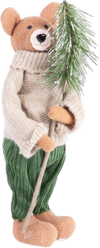 Figurka Homla Carol miś z choinką 27 cm (5906496712937)