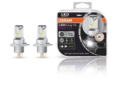 Лампа діодна H4 12В 6500К "Osram" LEDriving HL Easy як галогенна (2 шт.)