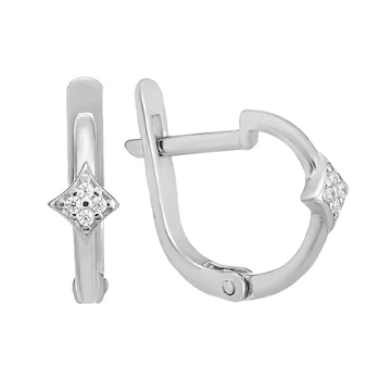 Серьги серебряные с фианитами Silver Style (21041.10 sku:2300102953838)