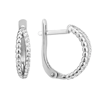 Серьги серебряные фантазия с россыпью Silver Style (20761.12 sku:2300104198701)