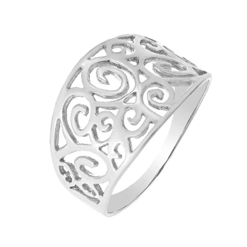 Кольцо серебряное фантазия без камней Silver Style 16 р. (КБ359 sku:4443006385546)