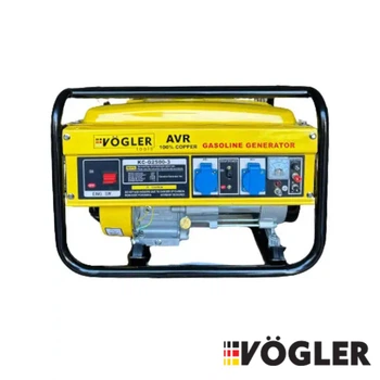 Генератор бензиновий 3 кВт Vogler KC-G2500-3 з мідною обмоткою