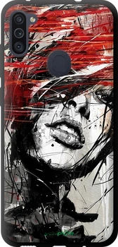 Чохол Samsung Galaxy A11 A115F Обличчя дівчини "1162b-2012-70447"
