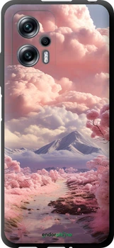 Чохол на Xiaomi Redmi Note 11T Pro Рожеві хмари "5660b-2644-70447"
