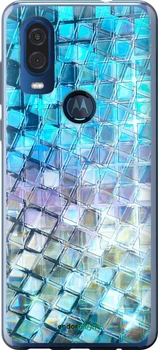 Чехол на Motorola One Vision Переливающаяся чешуя "227u-1782-70447"