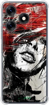 Чохол на Tecno Spark 10 Обличчя дівчини "1162sp-3023-70447"