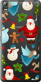 Чехол на Lenovo K3 Note K50-T5 Новогодний 1 "4614u-141-70447"