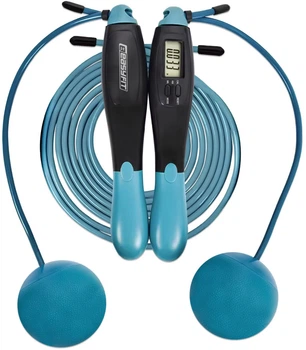 Скакалка для боксу EasyFit TwinRope EF-1909-GN 2.8 м Чорно-зелена (56003649)