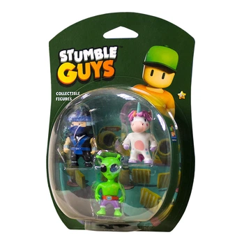 Набор коллекц. фигурок Stumble Guys - Ниндзя Кай, Спрингклс, Пришельок