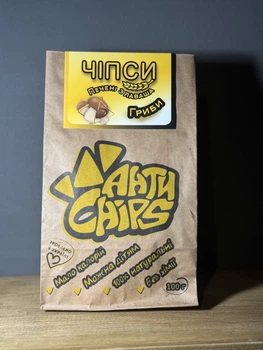 Чипсы из лаваша АнтиChips "Гриби", 100 г (Украина)