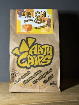 Чипсы из лаваша АнтиChips "Карамель", 100 г (Украина)