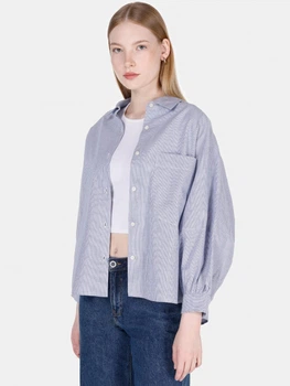 Сорочка бавовняна жіноча Colin's CL1073303BLE XS-S Blue (8684112598253)