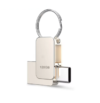 Флеш-накопитель USB 128гб флешка мини-крут USB 3.1 / Type-C Seuno (GS932)