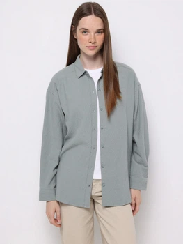 Сорочка бавовняна жіноча Colin's CL1077307SAG M-L Sage (8684890000634)