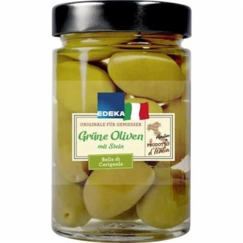 Оливки зелені EDEKA Bella di Cerignola - 290 g