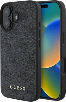 Etui Guess 4G Classic do Apple iPhone 16 Black (GUHCP16SG4GFGR)