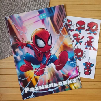 Раскраска Человек-паук Spider man А5 код (25995)