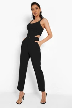 Жіночі штани boohoo 105559-4 42 чорний 1055590022