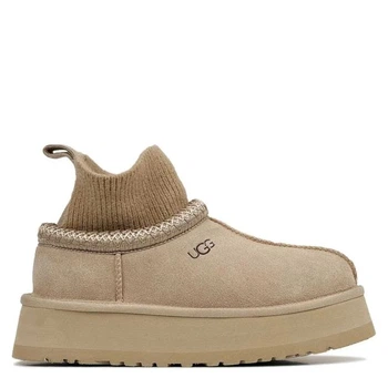 Женские угги Тазз Вязаные Слиппер Ультра Мини Платформа Черные UGG Tazz Platform Knit MDSD 36