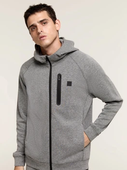 Толстовка на молнии мужская Colin's CL1075396ANM 2XL Anthra melange (8684112841328)