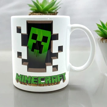 Кружка для любителей майнкрафта «Minecraft Крипер»