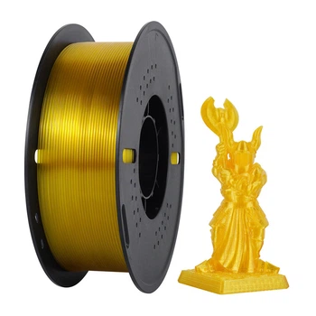 Филамент (пластик для 3D принтера) Kingroon PETG (CoPET) 1,75мм 1 кг Флуоресцентный жёлтый