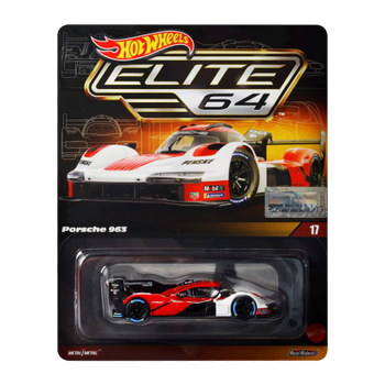 Машинка Premium Hot Wheels Porsche Porsche 963 Elite 64 1:64 JCP46 Red