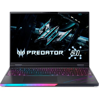 Ноутбук Игровой ACER Predator Helios 16 AI OLED PH16-73-90NH, Intel Core Ultra 9 275HX до 5.4GHz, 16" WQXGA, 64GB, SSD 2TB, NVIDIA GeForce RTX 5090 24GB, Windows 11 Pro