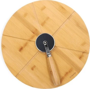 Дошка для нарізання піци Homla Bambou з ножем 32 см (5902869958384)