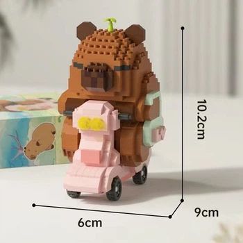 3D Конструктор Happy Capybara Фигурка Капибара 10 см (01605)
