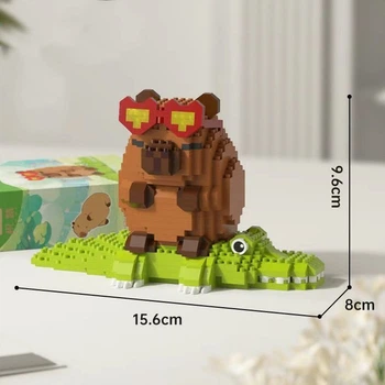 3D Конструктор Happy Capybara Фигурка Капибара 15 см (01606)