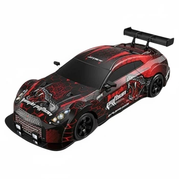 Радиоуправляемая Дрифт-машина SC 16 A 14, 4WD, 1:16, Аккумулятор 3.7V, 2.4GHz, Парогенератор, Сменные колеса, Красная
