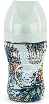Бутылочка для кормления антиколиковая 2+ 260мл нержавеющая сталь Twistshake (78552)