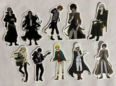 Комплект стикеров Великий из бродячих псов (Bungou Stray Dogs) 10 шт матовые (1168)