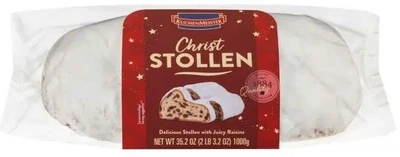 Штоллен KuchenMeister Christ Stollen with juicy raisins 1 кг