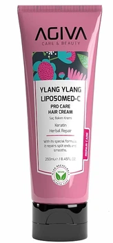 Крем-кондиціонер "Інтенсивне відновлення" - Agiva Ylang Liposomed C Hair Cream 250ml (1323766-1330825698-2)