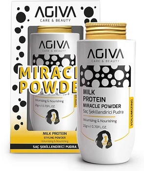 Стайлинг-пудра для волос с молочным протеином - Agiva Milk Protein Miracle Powder 20g (1323833-1505213734-2)