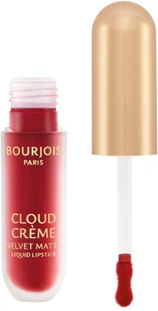 Рідка матова помада для губ — Bourjois Cloud Creme Velvet Matte Liquid Lipstick 08 — Cherie Cherry (1342457-1718104982-2)