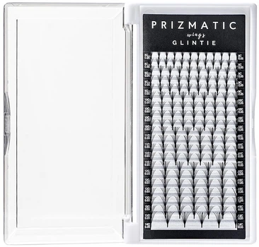 Вії для нарощування M, 0,05, (8-14), mix, 20 ліній - Sculptor Prizmatic Wings Glintie Sculptor Prizmatic Wings Glintie