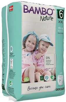 Эко Подгузники-трусики Bambo Nature Pants 6 (18 + кг), 18 шт. - Bambo 18шт (923310-854485-2)