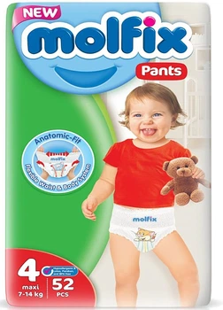 Подгузники-трусики Jumbo 4 maxi (7-14кг.), 52шт. - Molfix 52шт (923781-1232085-2)