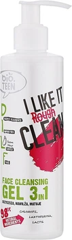 Антибактеріальний делікатний гель 3 в 1 для вмивання обличчя - Bio.Teen Face Cleansing Gel 3 In 1 250ml.