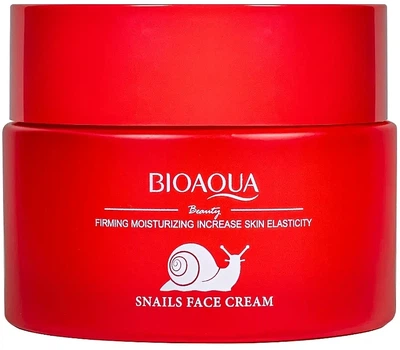 Крем для обличчя з муцином равлик - Bioaqua Snails Face Cream 60g (1323633-2116239699-2)