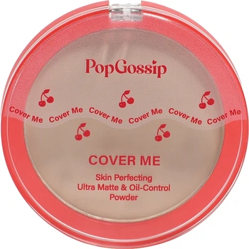 Стойкая матирующая пудра для лица - Pop Gossip Cover Me Skin Perfecting Ultra Matte And Oil-Control Powder P01 - Ivory Glow (1334546-1438354186-2)