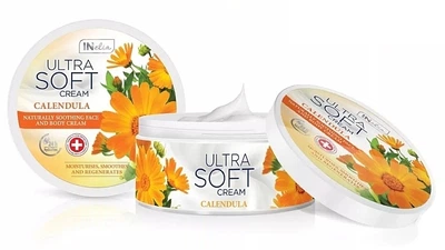 Успокаивающий крем для лица и тела с календулой - Revers Inelia Ultra Soft Cream Calendula 200ml (1323178-542843691-2)