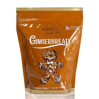 Віск в гранулах для депіляції Italwax Gingerbread Limited Edition 500 гр.